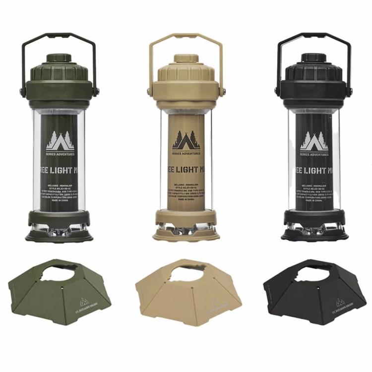 2600mAh 85LM Hanging Tent Lamp Lampshade TYPE-C Rechargeable Camping Accessories  |   Camping Light Camping Light Black/Khaki/Army Green