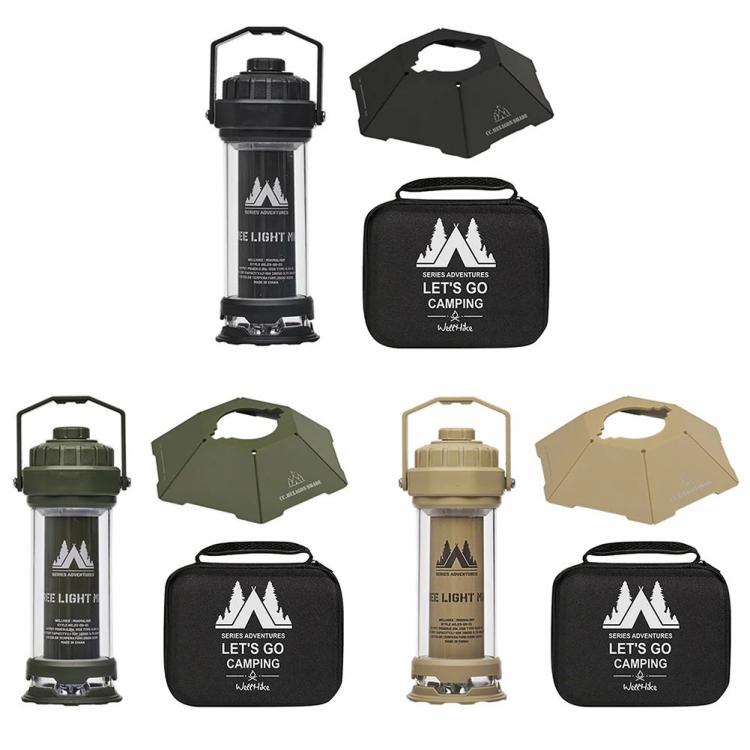 2600mAh Camping Tent Lamp 85LM TYPE-C Rechargeable with Lampshade Storage Bag  |   Camping Light Camping Light Black/Army Green/Khaki