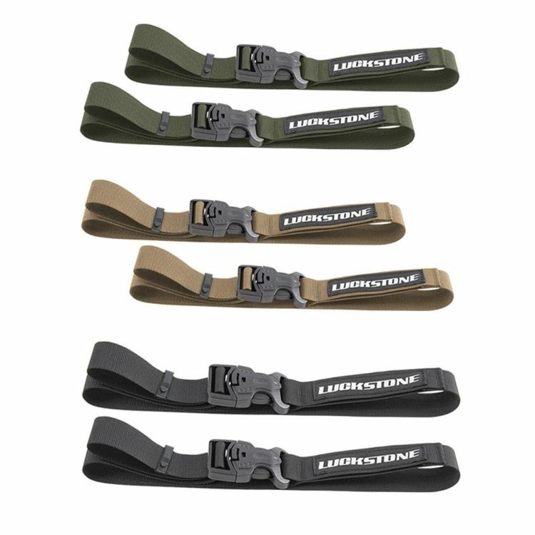 2pcs Luggage Belt Multifunctional Baggage Secure Strap for Camping Hiking Travel  |   Travel Supplies Camping & Hiking Black/Khaki/Army Green