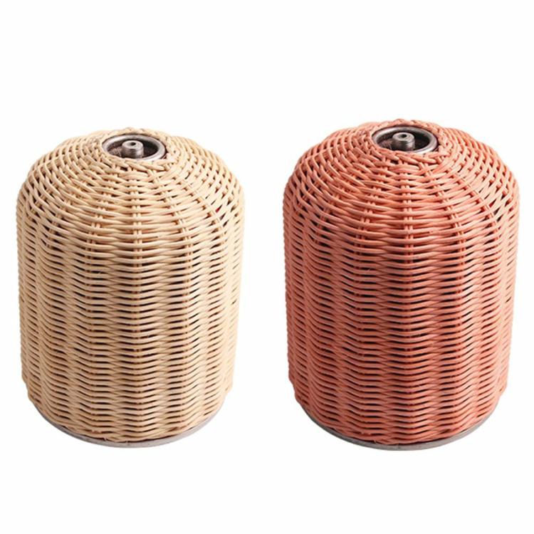 450g Gas Cylinder Cover Outdoor Camping Rattan Gas Tank Protector Pouch  |   Camping Bag Camping Bag Camping Bag