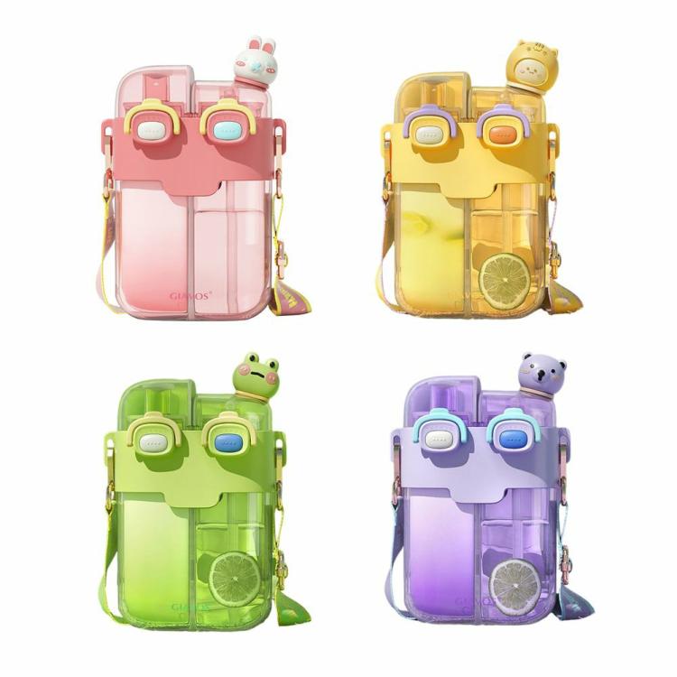 780ML Kids Water Bottle Drinkware Cartoon Cute Kettle for Camping Hiking Running  |   Sports Bottles Camping & Hiking Pink/Yellow/Green/Purple