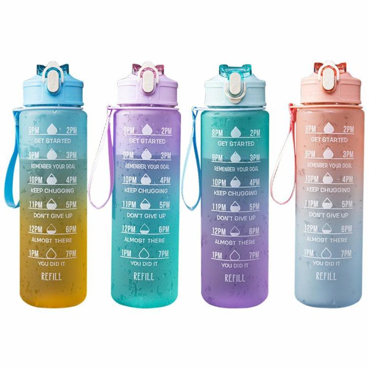 900ml Fitness Sports Water Bottle Large Capacity Travel Water Cup for Boys Girls  |   Sports Bottles Camping & Hiking Blue/Green/Pink