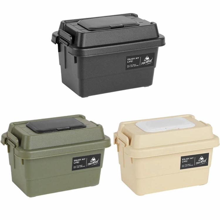 Camping Desktop Tissue Container 1.1L Sundries Bucket Storage Box Car Organizer  |   Camping Furnishings Camping & Hiking Black/Army Green/Beige