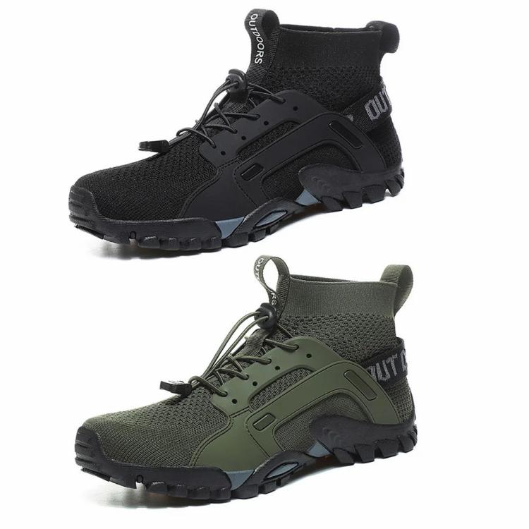 Camping Footwear Breathable Climbing Hiking Shoes Easy Clean Outdoor Accessories  |   Climbing Boots Sneakers Black/Green