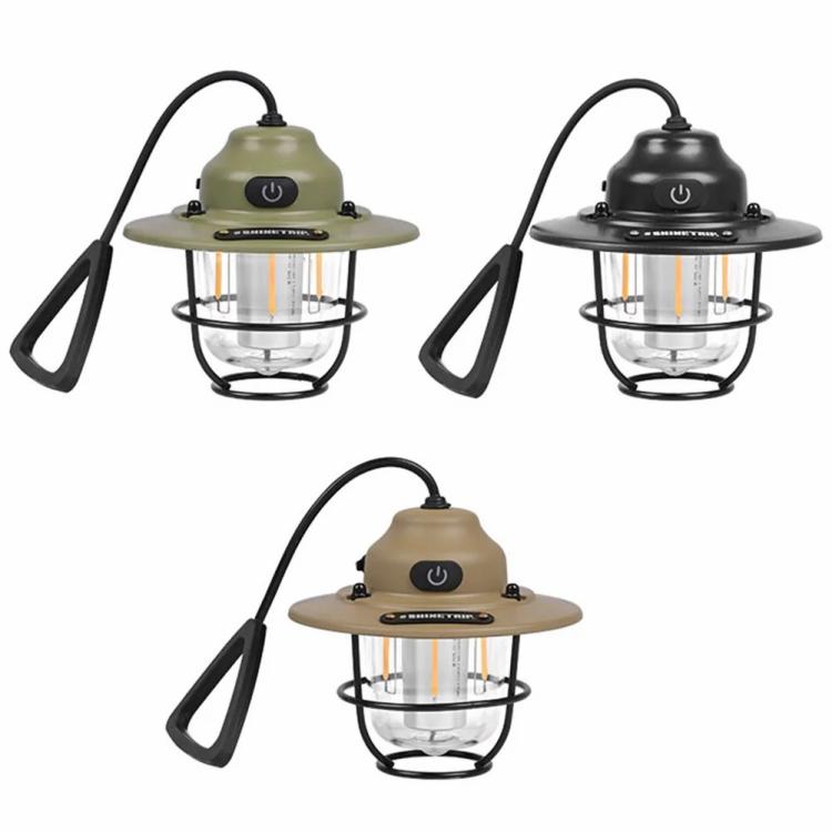 Camping Light 1200mAh Emergency Light Lantern IPX4 Waterproof for Fishing Hiking  |   Camping Light Camping Light Black/Khaki/Army Green