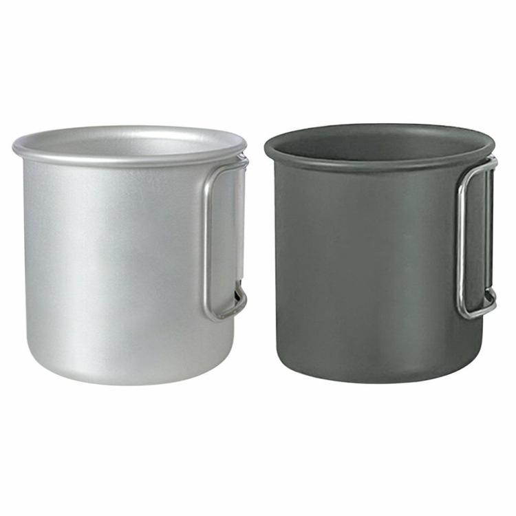 Camping Mug Aluminum Alloy Tea Coffee Beer Cup Tourist Tableware Picnic Utensils  |   Sports Bottles Camping & Hiking Silver