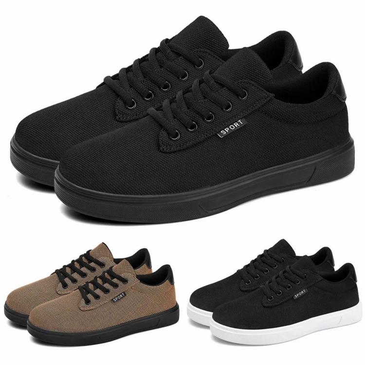 Casual Shoes Breathable Canvas Shoes Comfortable Cushioning Men Outdoor Supplies  |   Sports Shoes Sneakers Black/Khaki/White