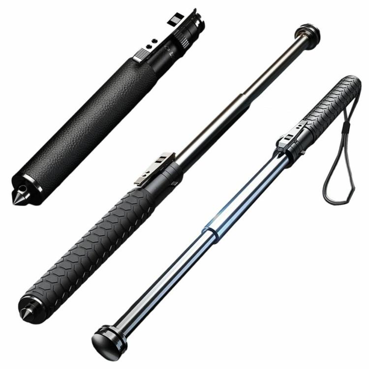 Climbing Stick Steel Hiking Poles Crutches Anti-slip Retractable Pole Telescopic  |   Climbing Hiking Camping & Hiking Climbing Hiking