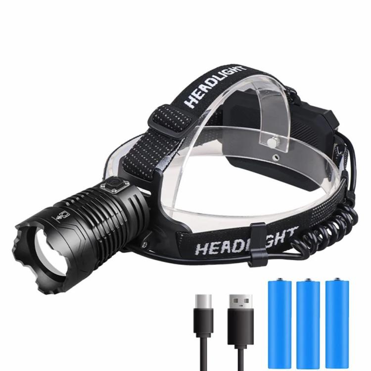 Emergency Head Flashlight USB Charging 3000LM for Outdoor Fishing Camping Hiking  |   Camping Light Camping Light Camping Light