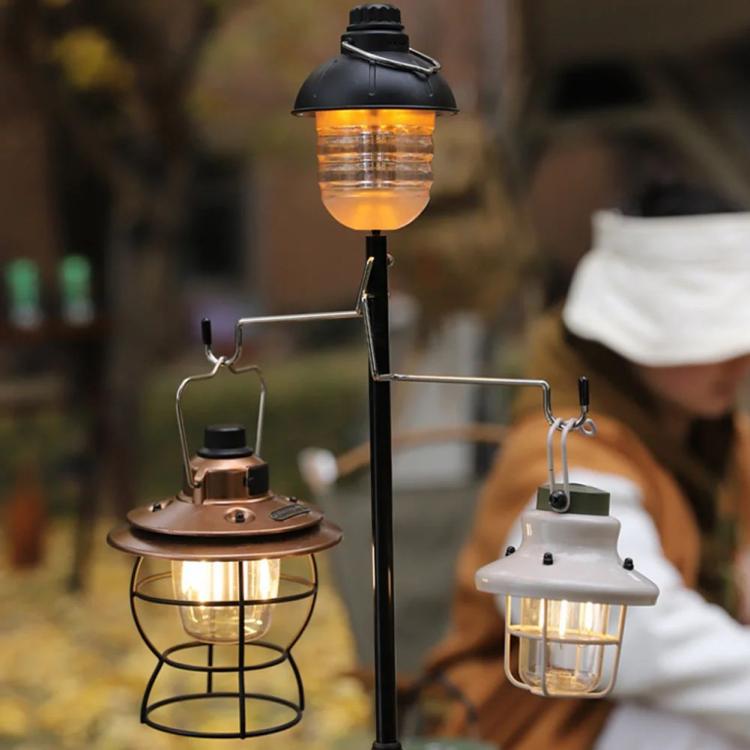 Folding Lamp Pole Camping Lantern Stake Hanger Adjustable for Outdoor Activities  |   Camping Light Camping Light Camping Light