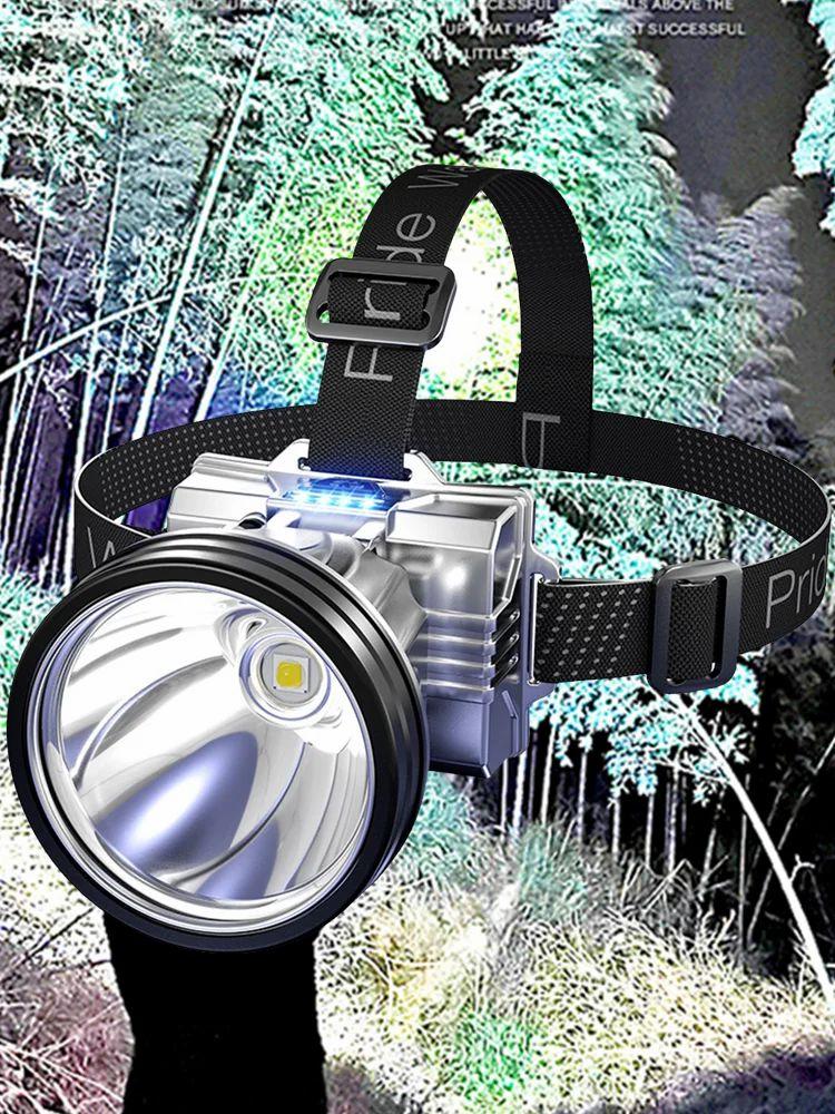 LED Camping Headlamp Battery Level Display IPX4 Waterproof Head Light Flashlight  |   Camping Light Camping Light Camping Light