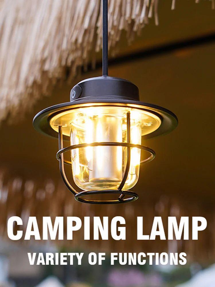 LED Camping Lamp Vintage 200LM Tent Light Stepless Dimming for Outdoor Adventure  |   Camping Light Camping Light Camping Light