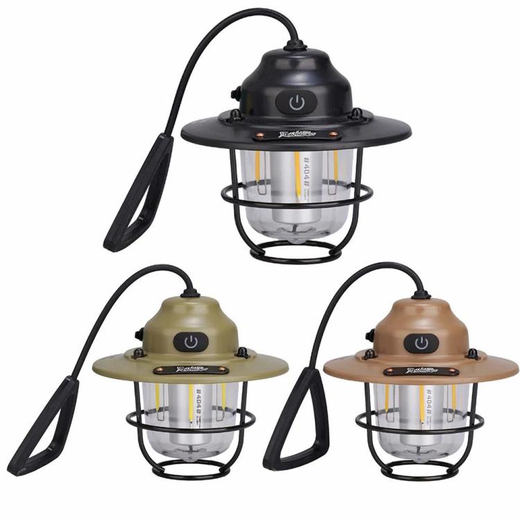 LED Camping Lantern Hanging Tent Light IPX4 Waterproof for Outdoor BBQ Traveling  |   Camping Light Camping Light Black/Army Green/Khaki