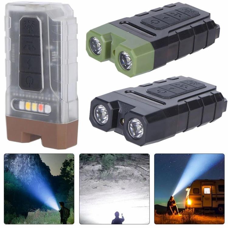 LED Flashlight Keychain USB Charging Buzzer Light for Camping Fishing Walking  |   Camping Light Camping Light Camping Light