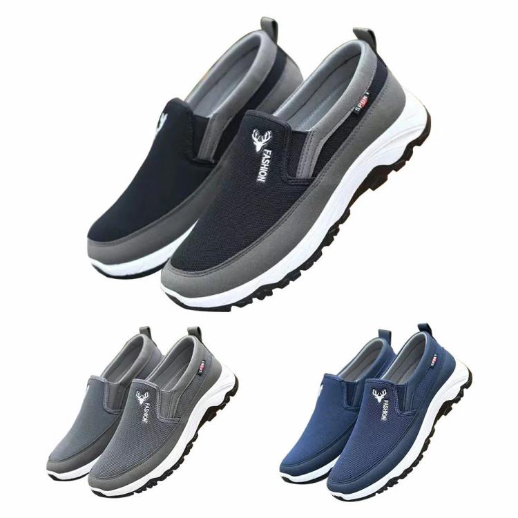 Men Casual Travel Shoes Breathable Mesh Shoes Comfortable for Jogging and Sports  |   Sports Shoes Sneakers Black/gray/Blue