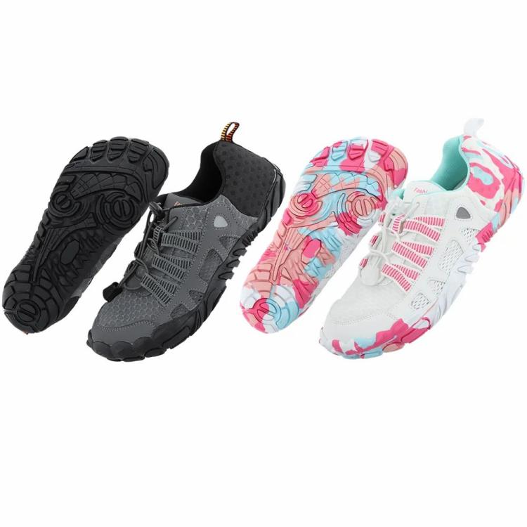 Men Women Quick Dry Barefoot Aqua Shoes Waterproof Lightweight Comfy Water Shoes  |   Water Shoes Sneakers Black/White