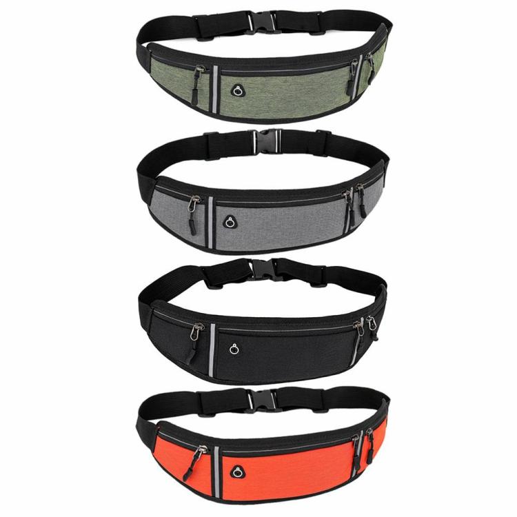 Mini Fanny Pack Breathable Oxford Cloth Cell Phone Fanny Packs Outdoor Equipment  |   Waist Bag Sport Bags Gary/Black/Orange