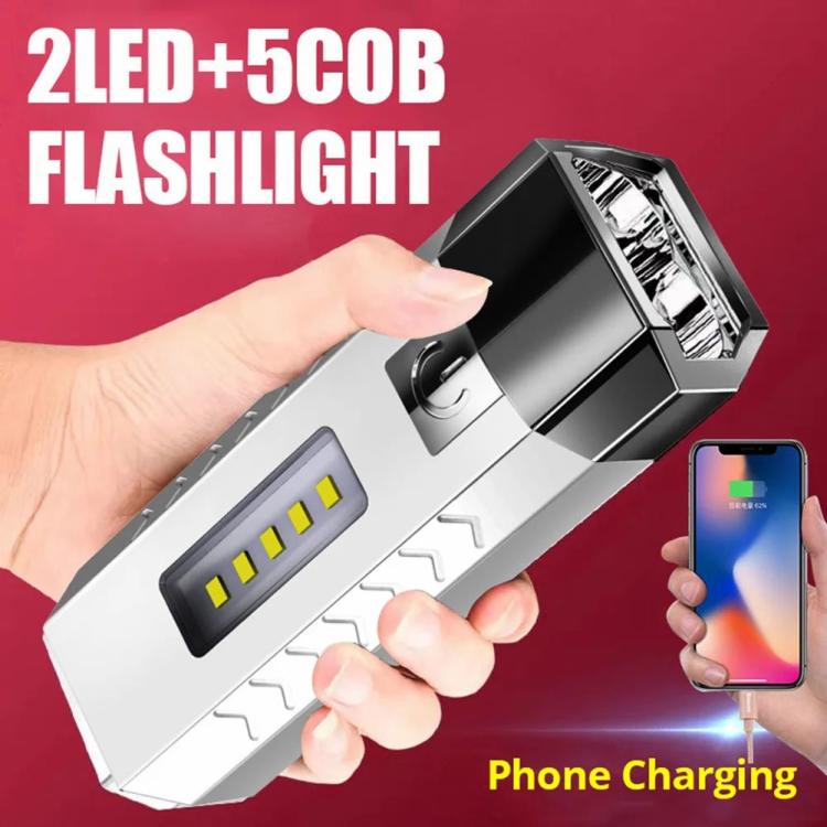 Mini Powerful Flashlight 1200mAh LED COB Flashlight 500LM Lamp for Power Outages  |   Camping Light Camping Light Camping Light