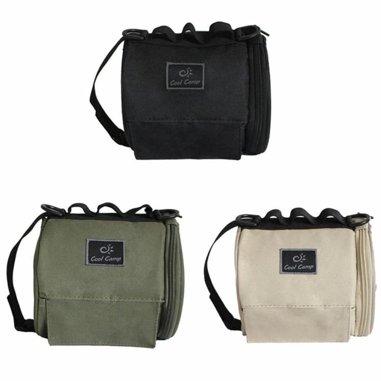 Outdoor Camping Tissue Case with Hook Tissue Container for Picnic Hiking Camping  |   Camping Bag Camping Bag Black/Army Green/Khaki