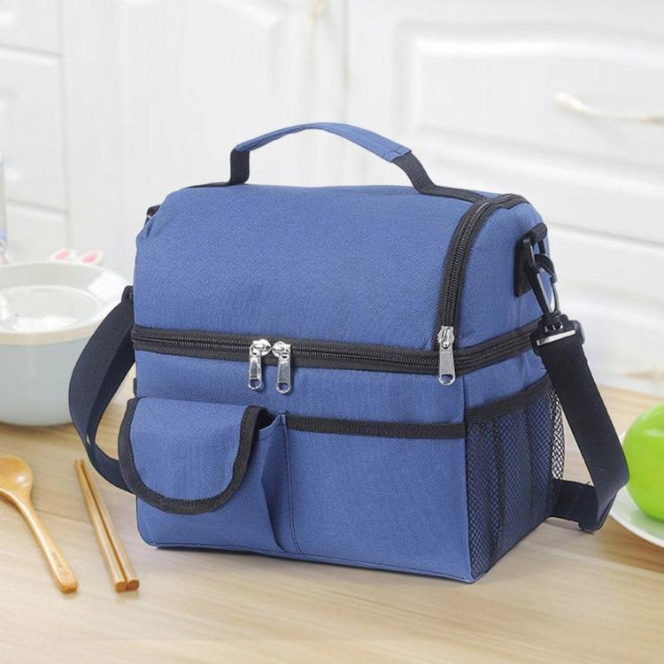 Oxford Lunch Bags Durable Cool Storage Basket Outdoor Accessories (Dark Blue)  |   Camping Bag Camping Bag Camping Bag