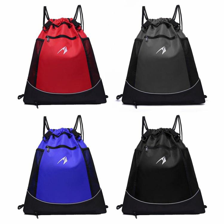 Portable Basketball Backpack Drawstring Football Soccer Soccer Mesh Pocket Bag  |   Backpack Backpack Backpack