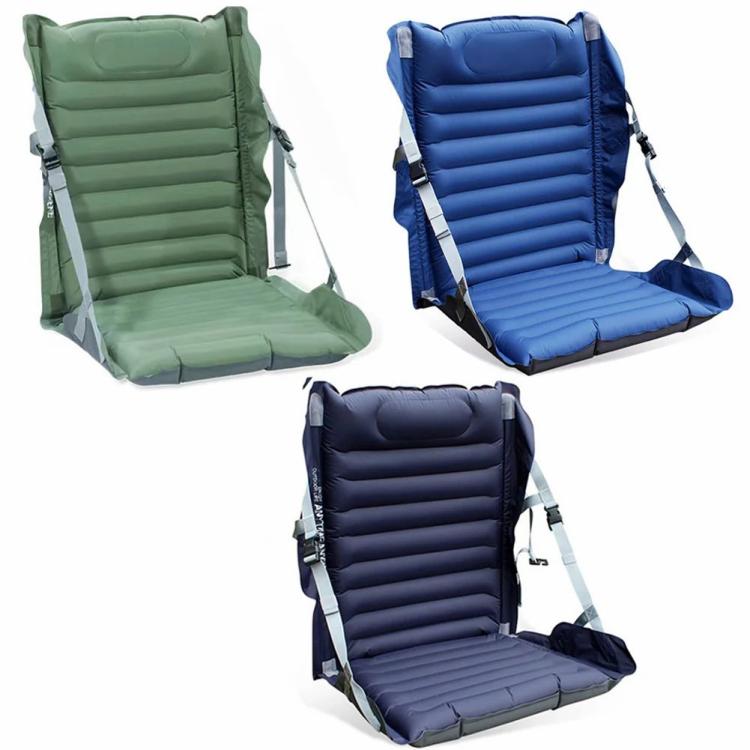 Portable Camping Inflatable Folding Chair Outdoor Picnic Beach Leisure Cushion  |   Camping Furnishings Camping & Hiking Blue/Navy Blue