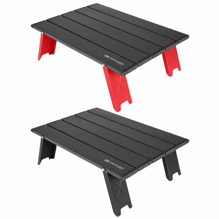 Portable Camping Table Mini Folding Tourist Table for Outdoor Barbecue Picnic  |   Camping Furnishings Camping & Hiking Black Red/Black