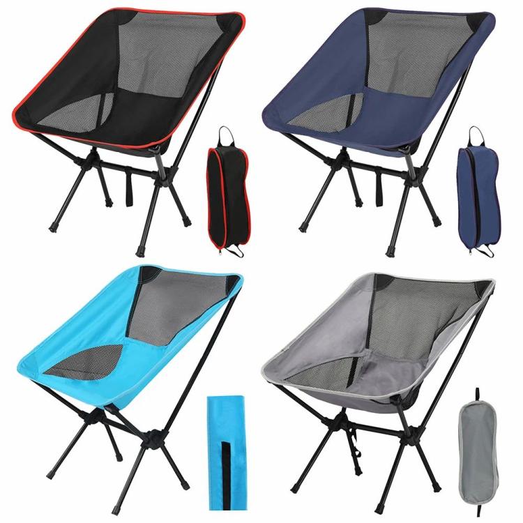 Portable Detachable Moon Chair Adjustable Thicken for BBQ Travel Fishing Hiking  |   Camping Furnishings Camping & Hiking Blue/Black