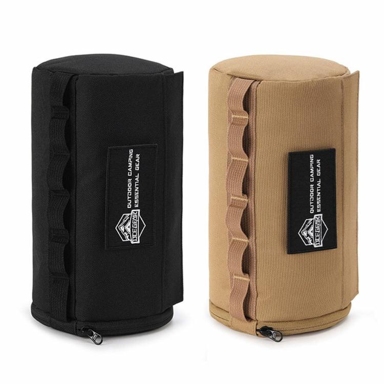 Portable Roll Paper Storage Holder Outdoor Tissue Case for Picnic Camping Hiking  |   Camping Bag Camping Bag Black/Khaki