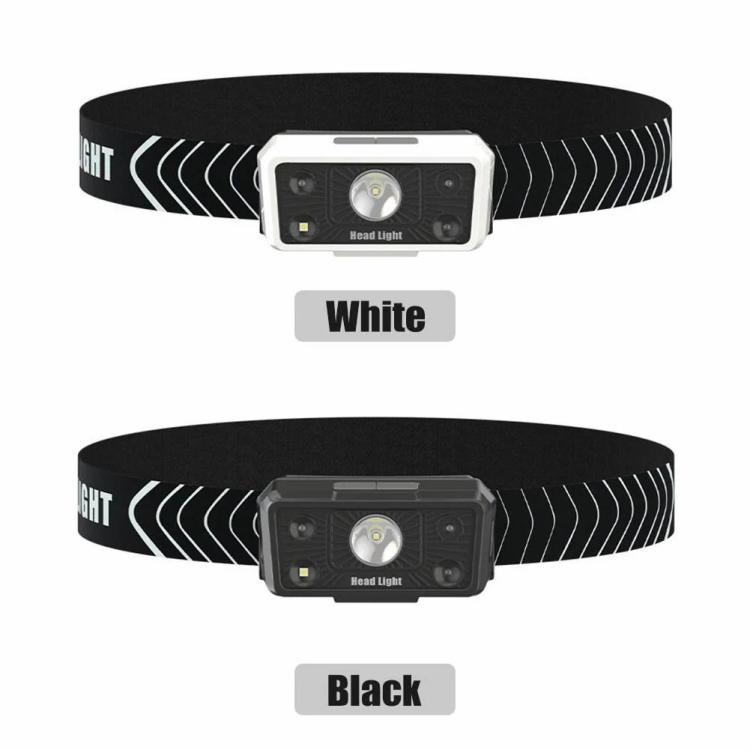 Rechargeable Powerful Sensor Headlamp XPE LED Fishing Headlight (White)  |   Climbing Hiking Camping & Hiking Climbing Hiking