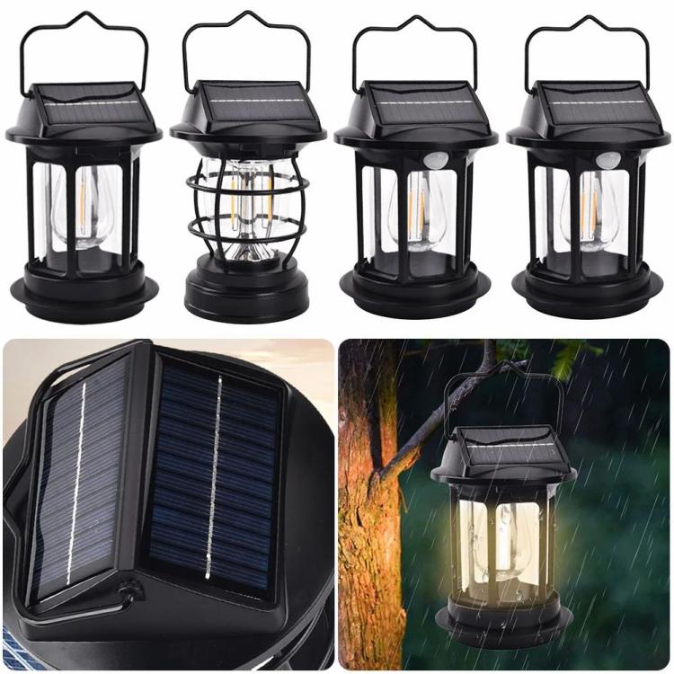 Solar Handheld Vintage Camping Lantern Retro USB Rechargeable Outdoor Tent Light  |   Multi Function Lamp Lighting Multi Function Lamp