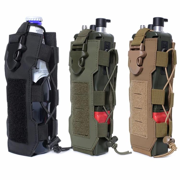 Water Bottle Bag Travel Camping Hiking Kettle Holder Carrier Pouch  |   Tactical Bag Sport Bags Black/Army Green/Mud color