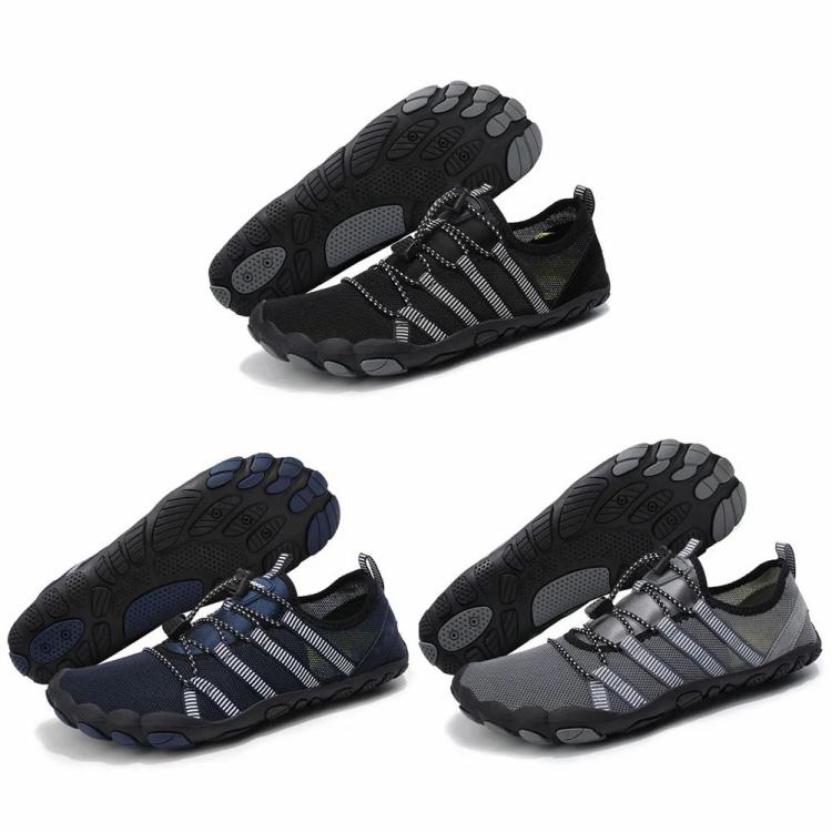 Water Shoes Barefoot Beach Sandals Qiuck Drying Non-Slip Beach Swimming Footwear  |   Water Shoes Sneakers Black/Dark Blue/Grey