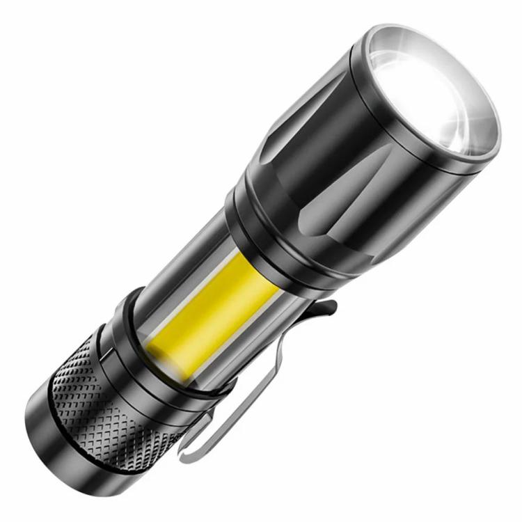 XPE+COB LED Powerful Flashlight Outdoor Camping Rechargeable Zoom Torch Lights  |   Camping Light Camping Light Camping Light