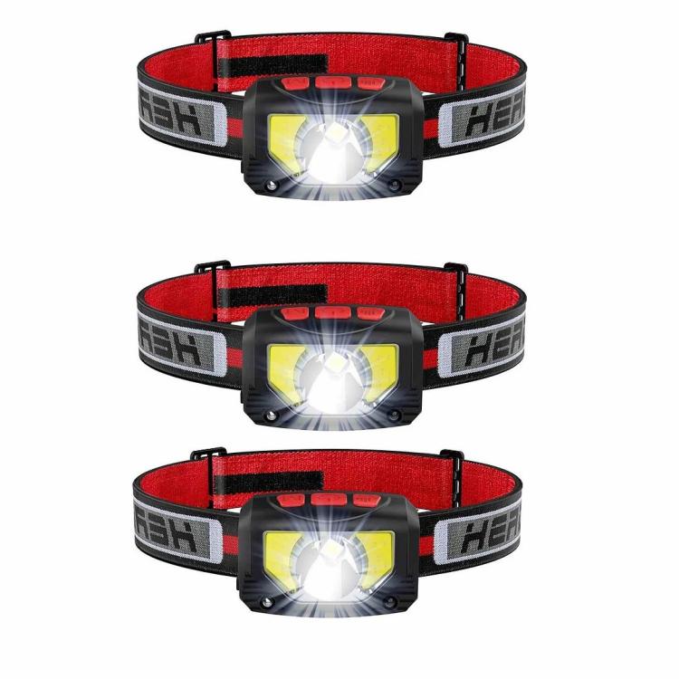 XPG+2COB Night Running Headlight USB Charging LED Induction Headlamp Flashlight  |   Head Lamps Head Lamps Head Lamps