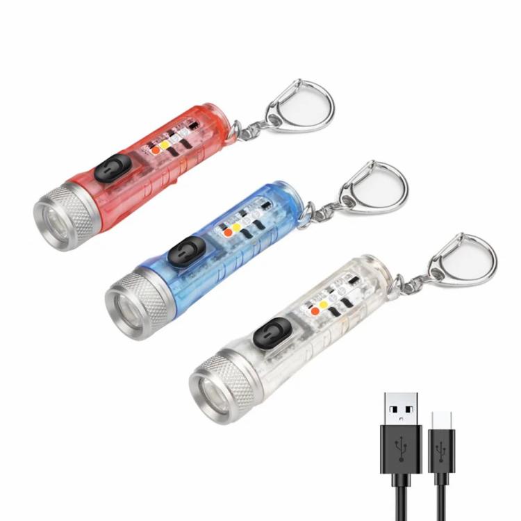 Mini Keychain Flashlight Rechargeable Portable Pocket Torch Emergency Flashlight  |   Camping Light Camping Light Camping Light