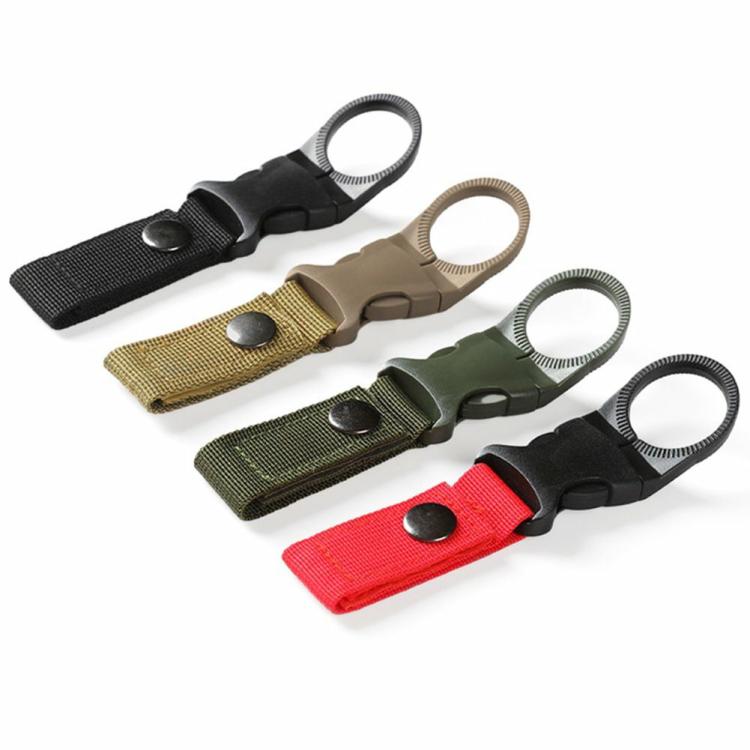 10Pcs Buckle Hook Portable Nylon Webbing Hanging Bottle Buckle for Backpack Belt  |   Sports Bottles Camping & Hiking Black/Army Green