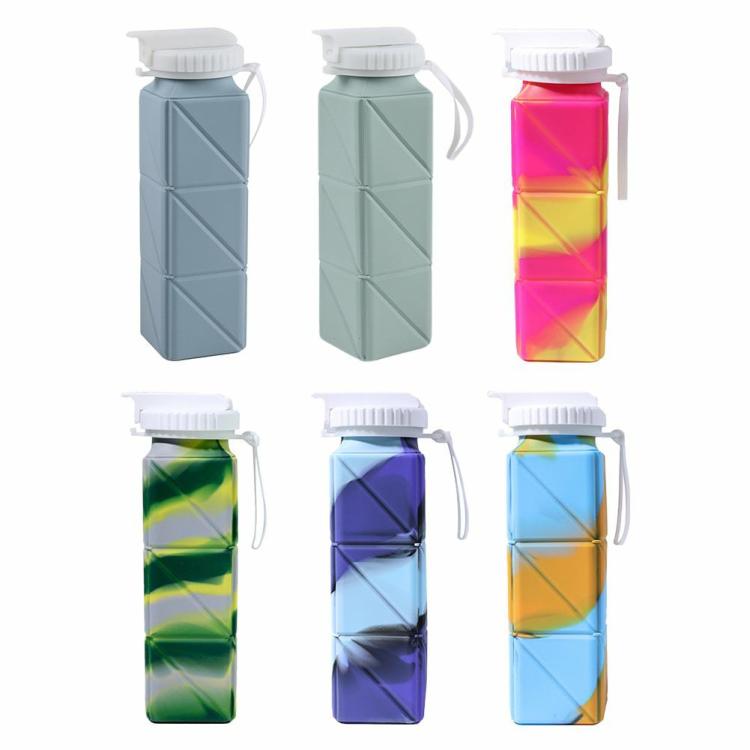 620ml Collapsible Water Bottle Leak-Proof with Straw for Camping Hiking Running  |   Sports Bottles Camping & Hiking Aqua Blue/Green/Red/Army Green/Blue/Orange